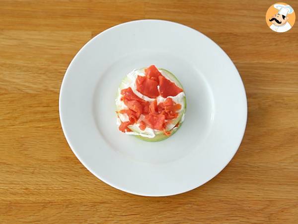 Millefoglie di salmone e mela verde - Preparazione tappa 4