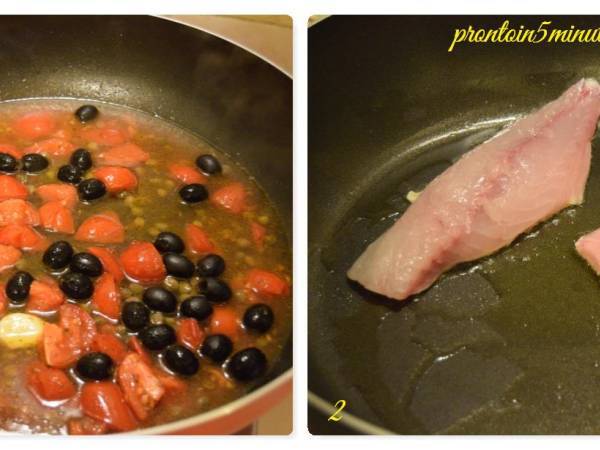Filetti di Orata alla Mediterranea - Preparazione tappa 1