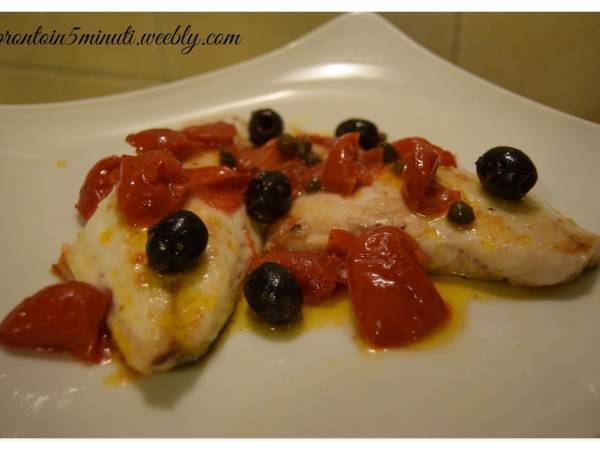 Filetti di Orata alla Mediterranea - Preparazione tappa 2