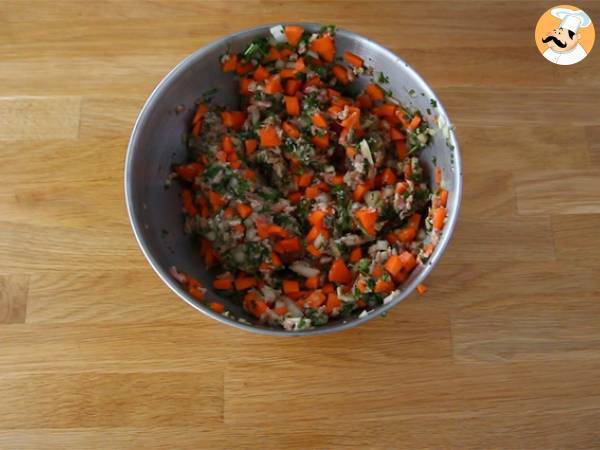 Cappone ripieno alle castagne - Preparazione tappa 1