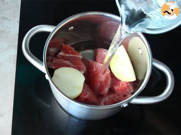 Spalla di maiale con lenticchie - Preparazione tappa 1