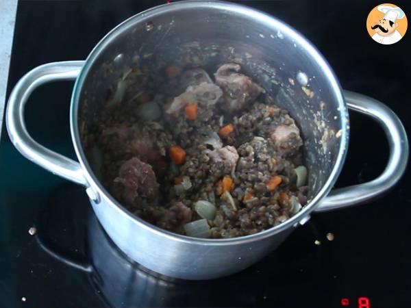 Spalla di maiale con lenticchie - Preparazione tappa 5