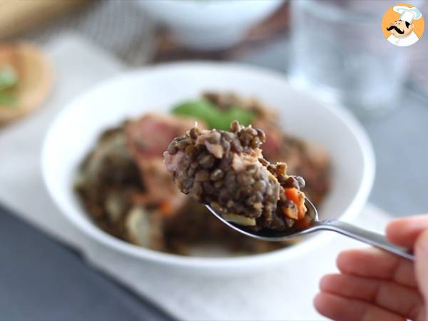 Spalla di maiale con lenticchie - Preparazione tappa 6