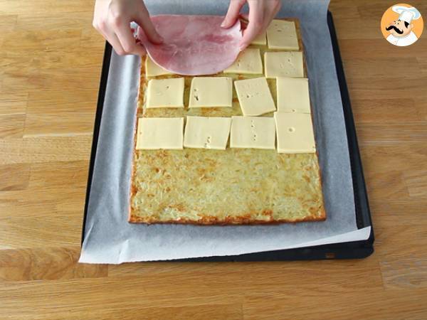 Rotolo di patate con scamorza e prosciutto - Preparazione tappa 4