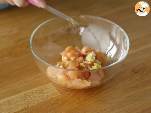Pollo con zenzero e lemongrass - Preparazione tappa 1