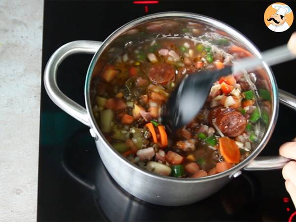 Zuppa di lenticchie spagnola - Preparazione tappa 5