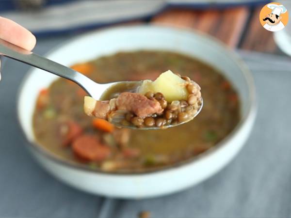 Zuppa di lenticchie spagnola - Preparazione tappa 6