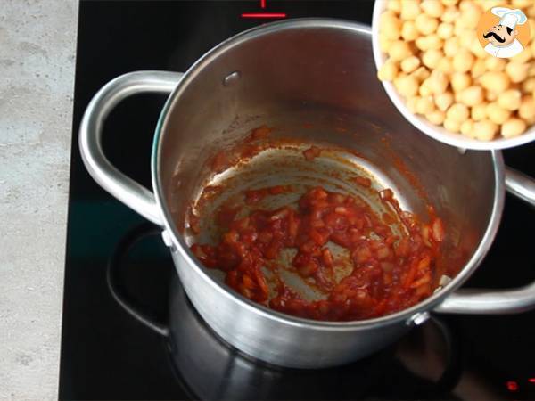 Zuppa di ceci con spinaci - Preparazione tappa 4