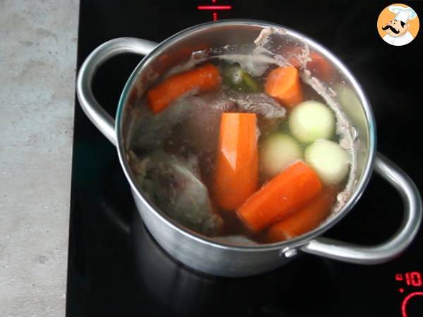 Pot-au-feu - Bollito alla francese - Preparazione tappa 2