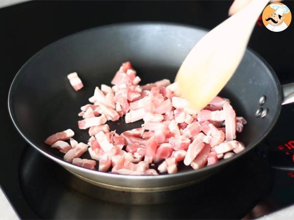 Cavolo stufato con pancetta - Preparazione tappa 1