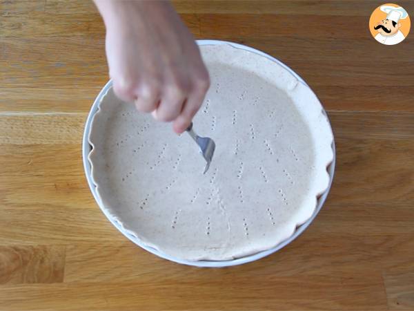Quiche con uova e prosciutto - Preparazione tappa 1