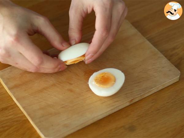 Uova ripiene con tonno - Preparazione tappa 1