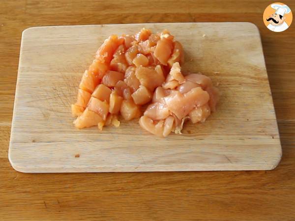 Spiedini di pollo con peperoni - Preparazione tappa 1