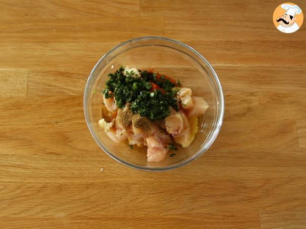 Spiedini di pollo con peperoni - Preparazione tappa 2