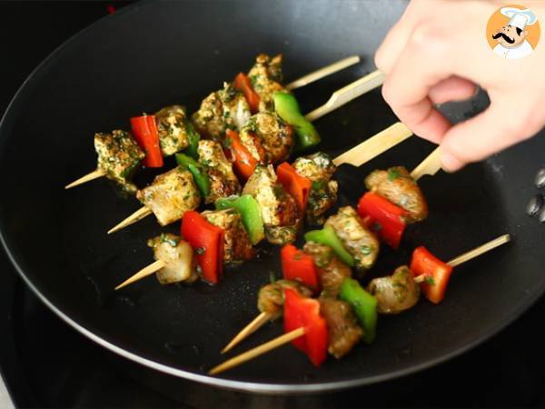 Spiedini di pollo con peperoni - Preparazione tappa 4