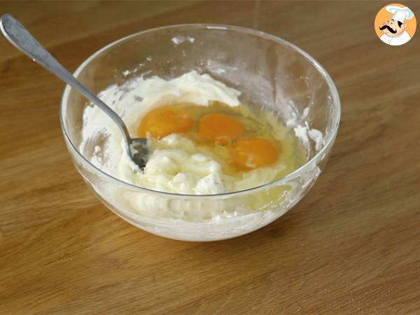 Muffin con albicocche e mascarpone - Preparazione tappa 1