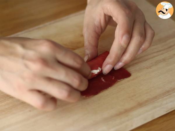 Involtini di bresaola e formaggio di capra fresco - Preparazione tappa 3