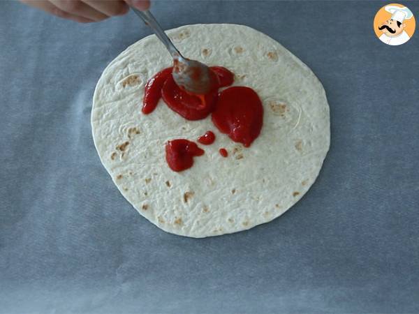 Pizza piadina express - Preparazione tappa 1