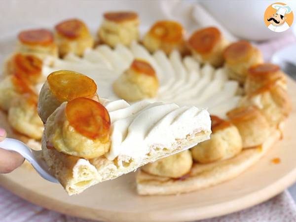 Torta Saint Honoré, la ricetta spiegata passo a passo ed il tutorial video - Preparazione tappa 20