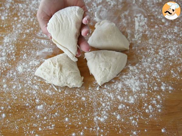Cheese Naan - Pane indiano con formaggio - Preparazione tappa 4