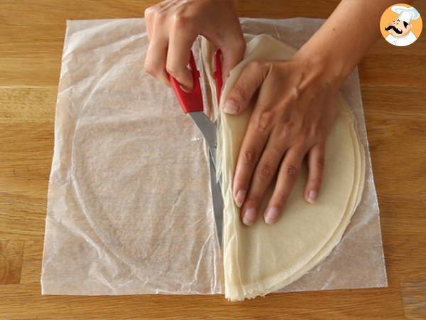 Samosa con formaggio fresco e miele - Preparazione tappa 2