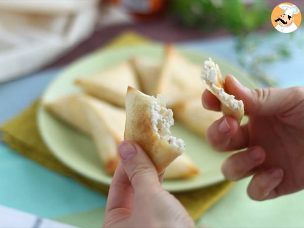Samosa con formaggio fresco e miele - Preparazione tappa 7