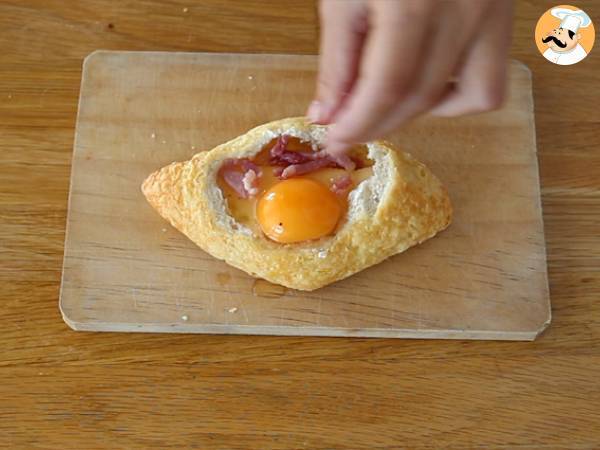 Egg Boat al formaggio - Preparazione tappa 4