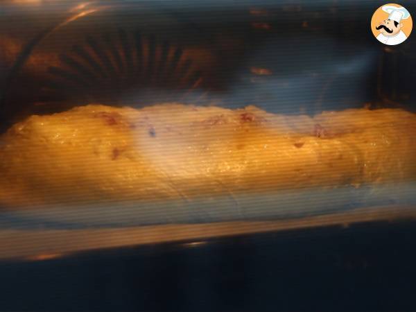 Focaccia farcita con cipolla e pancetta - Preparazione tappa 10