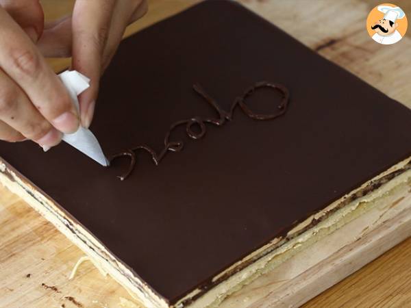 Torta Opéra, ricetta spiegata passo a passo - Preparazione tappa 22