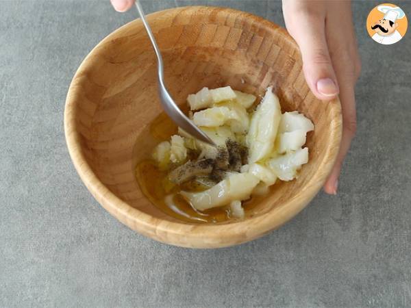 Ceviche di merluzzo - Preparazione tappa 1