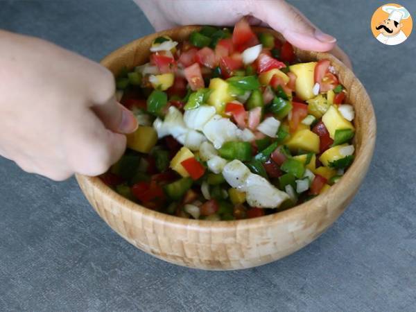 Ceviche di merluzzo - Preparazione tappa 5