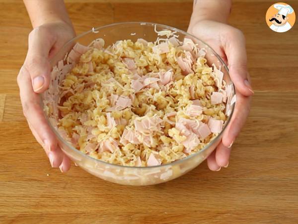 Crocchette di pasta con prosciutto cotto e formaggio - Preparazione tappa 2