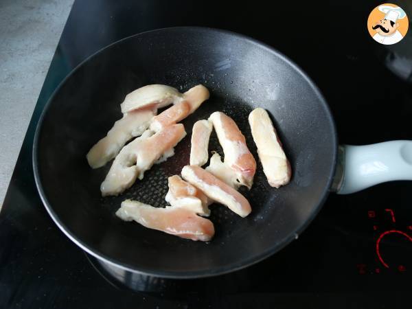 Noodles con pollo e verdure (express) - Preparazione tappa 1