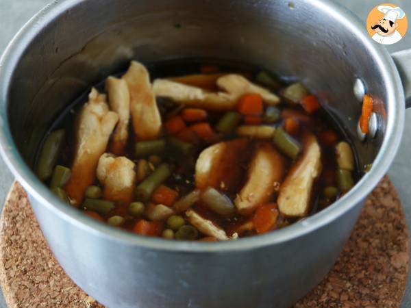 Noodles con pollo e verdure (express) - Preparazione tappa 4