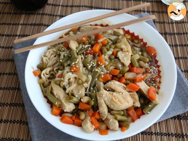 Noodles con pollo e verdure (express) - Preparazione tappa 5