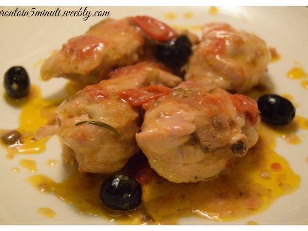 Pollo alla Puttanesca - Preparazione tappa 1