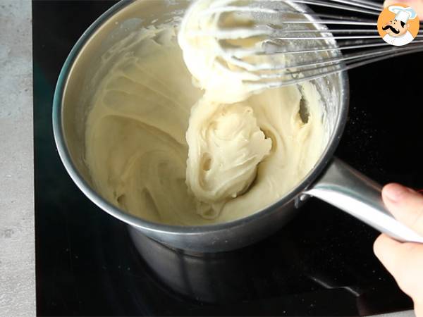 Soufflé al salmone affumicato - Preparazione tappa 1