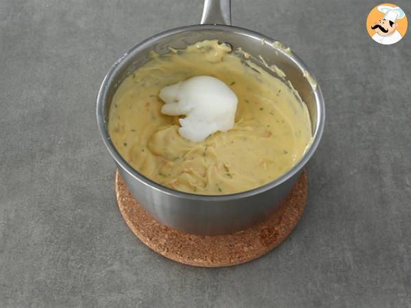 Soufflé al salmone affumicato - Preparazione tappa 4