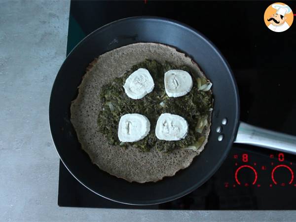 Galette spinaci e caprino - Preparazione tappa 2