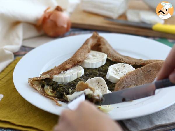 Galette spinaci e caprino - Preparazione tappa 4
