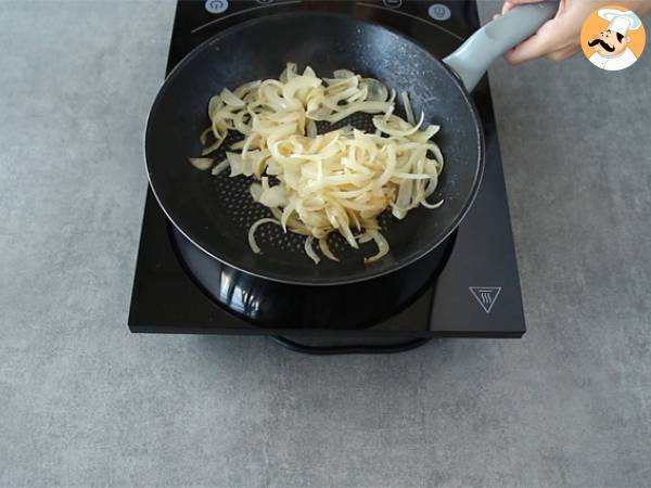 Galette con spinaci, prosciutto e formaggio caprino - Preparazione tappa 1