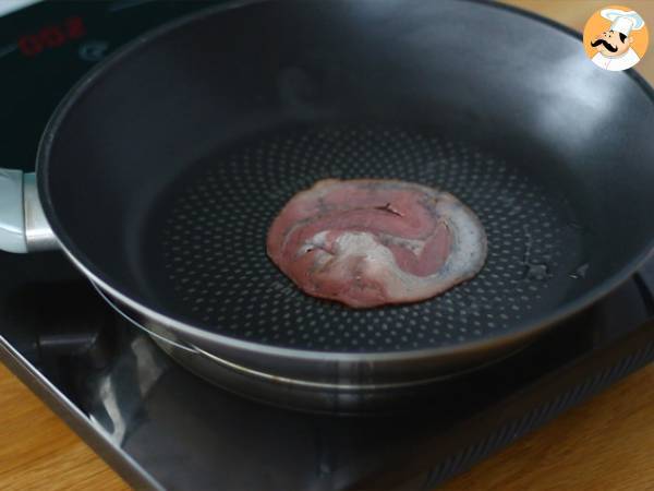 Cheeseburger con pancetta e cipolla - Preparazione tappa 4