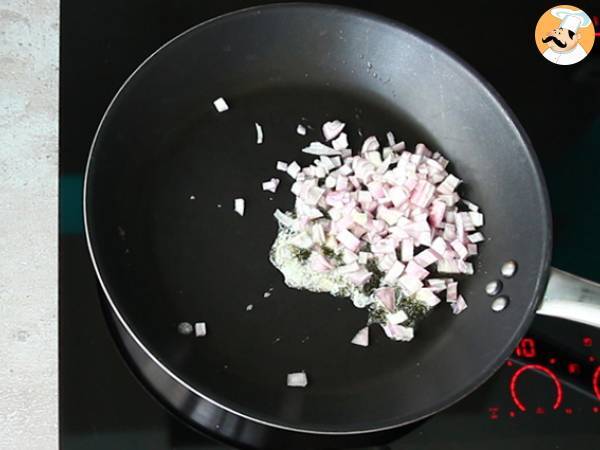 Muffins salati ai porri - Preparazione tappa 1