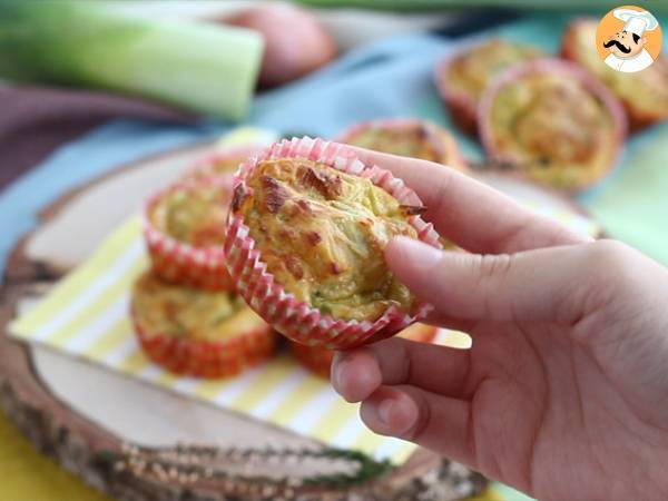 Muffins salati ai porri - Preparazione tappa 6