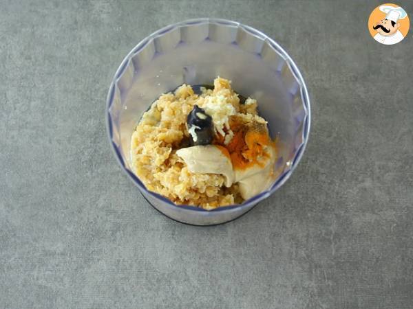 Hummus di lenticchie corallo - Preparazione tappa 2