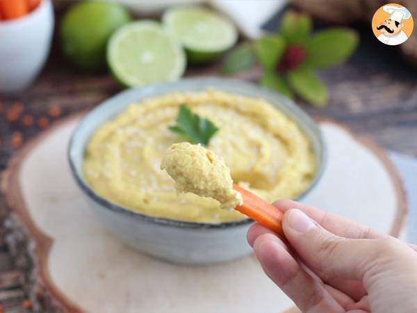 Hummus di lenticchie corallo - Preparazione tappa 3