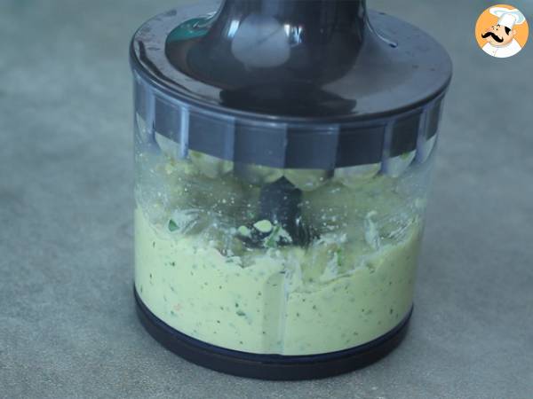 Hummus di avocado - Preparazione tappa 2