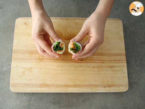 Involtini primavera non fritti: la nostra versione agrodolce con salmone e mele - Preparazione tappa 5