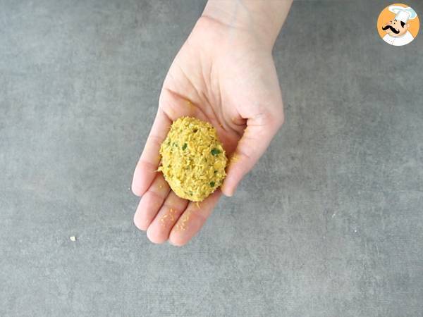 Nuggets di pollo con piselli e carote - Preparazione tappa 2
