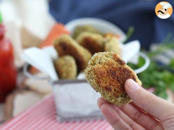 Nuggets di pollo con piselli e carote - Preparazione tappa 4